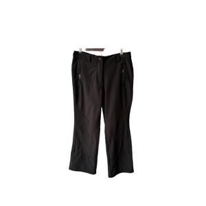 Vertical 9 Pants Black Fleece Lined Softshell Ski Hike Outdoor Active Size Large